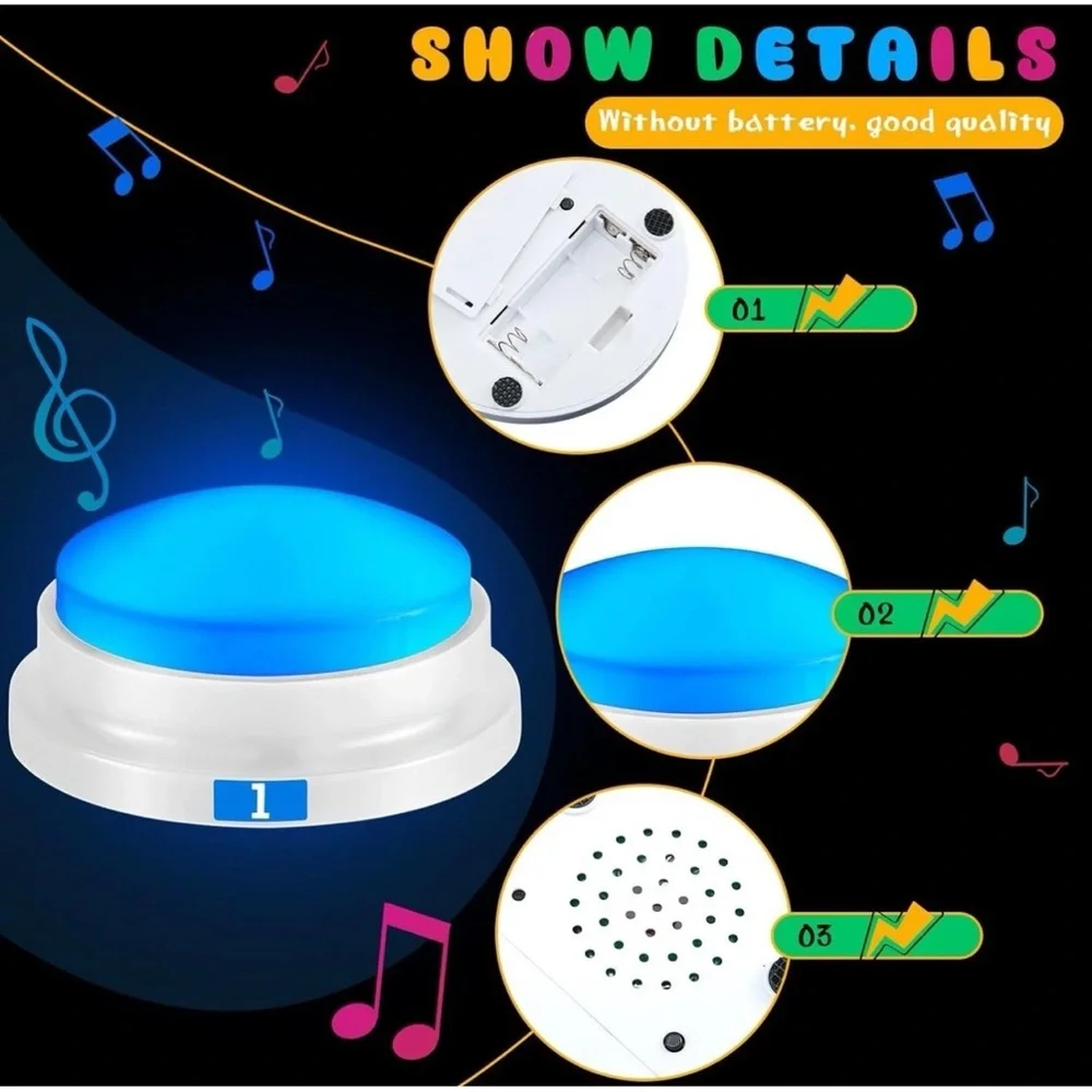 Colorful Game Buzzers for Home Parties
